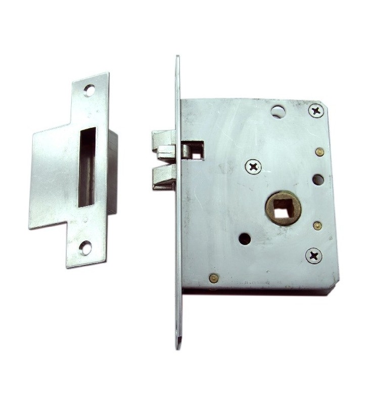 Cerradura F: 144 x 22 de embutir con resbalón antivibratorio
