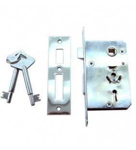 Cerradura de embutir con llave F: 133x15