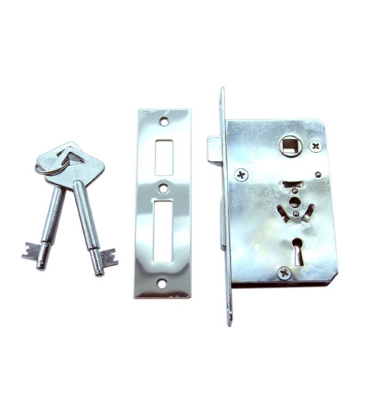 Cerradura de embutir con llave F: 133x15