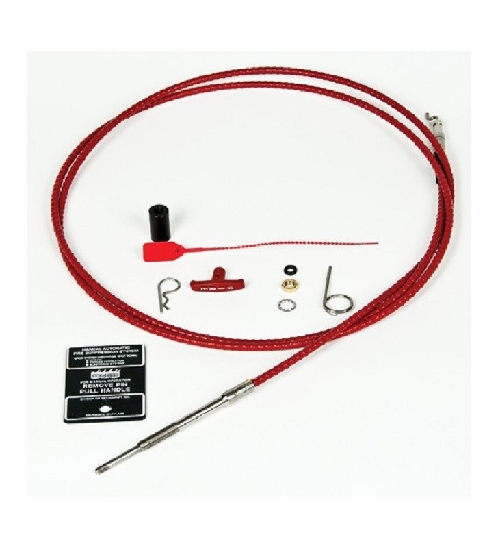Cable 3'05mts con tirador para extintor Seafire