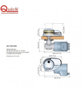 Molinete Prince DP3 700W Quick
