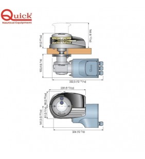 Molinete Aleph AL3 700W Quick