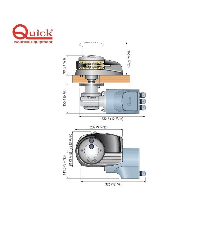Molinete Aleph AL3 700W Quick