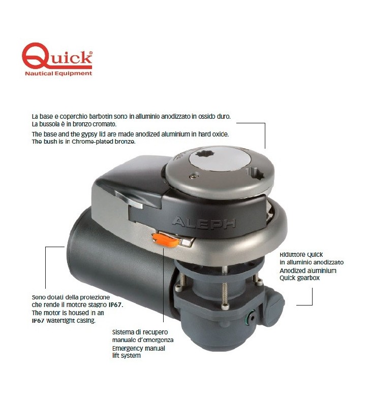 Molinete Aleph AL3 700W Quick