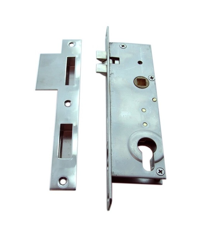Cerradura de embutir para bombín F: 212X22