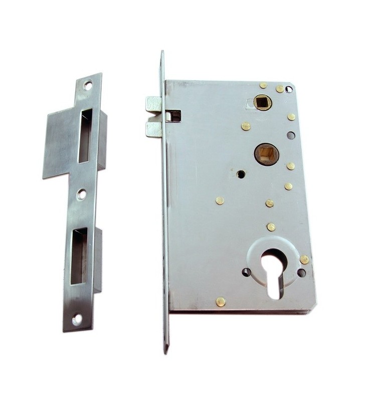 Cerradura de embutir para bombín F: 212X22