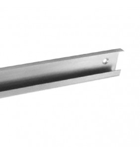Guía superior inox para puerta corredera