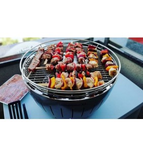 Lotusgrill con USB antracita standard