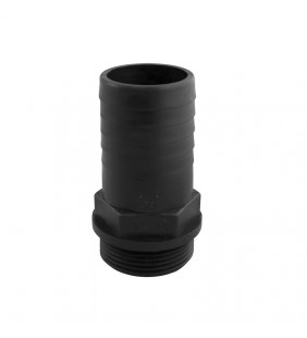 Racord recto 38 mm Ø rosca macho
