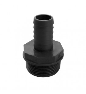 Racord recto 25 mm Ø rosca macho 1.1/2