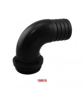 Racord acodado 38 mm Ø rosca macho 1 1/2