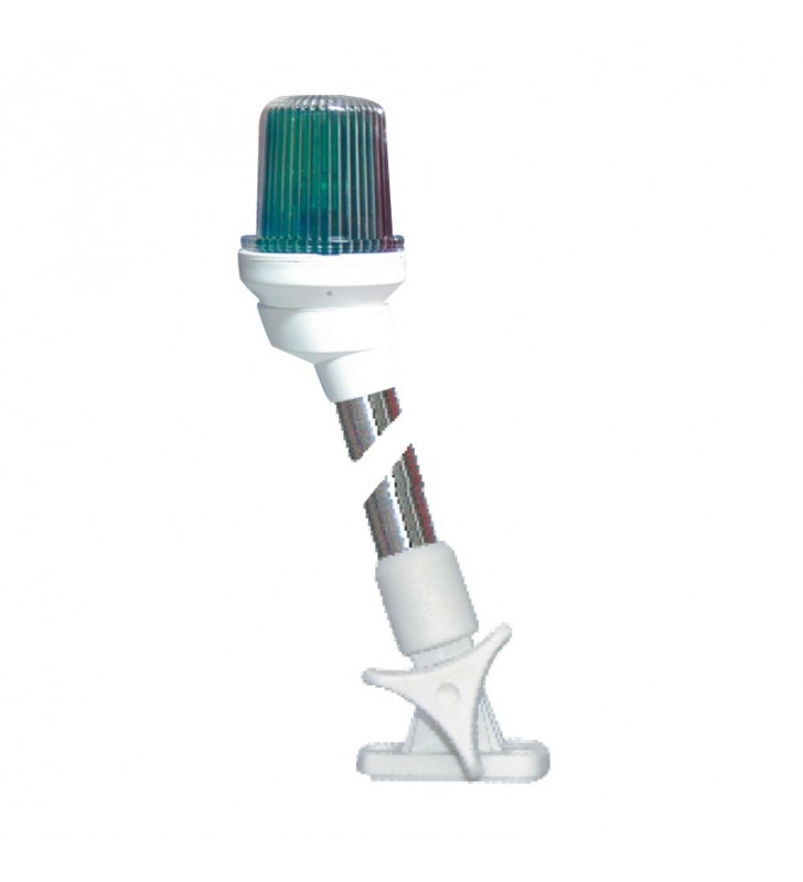 Luz tricolor plegable blanca 64 cm