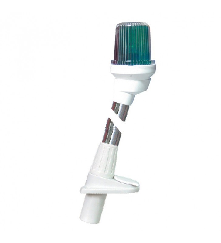 Luz tricolor enchufable blanca 54 cm