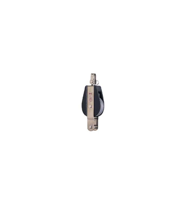 Polea simple con grillete giratorio y arraigo 10mm