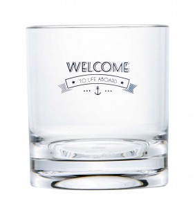 Set vasos agua apilables welcome to life Party 6 uds.