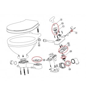 Kit mantenimiento para inodoro LT-0 & LT-1