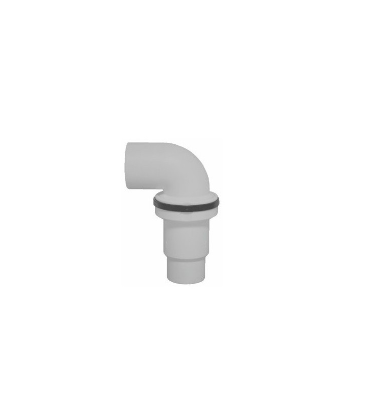Codo con válvula antiretorno de 38mm