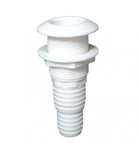 Pasacasco para tubo de 28 o 35mm blanco