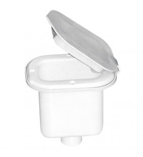 Registro cuadrado con tapa para ducha