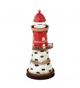 Faro vela Pierres Noieres alto 24 cm.