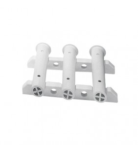 Soporte de mamparo para 3 cañas Nuova Rade