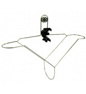 Soporte inox para aro salvavidas y luz flotante