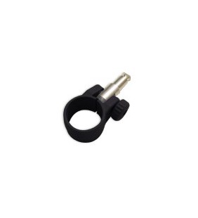 Chumacera 35 Ø con pin inox negra