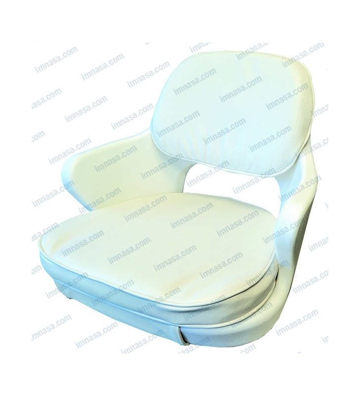 Asiento de piloto con cojines desmontables