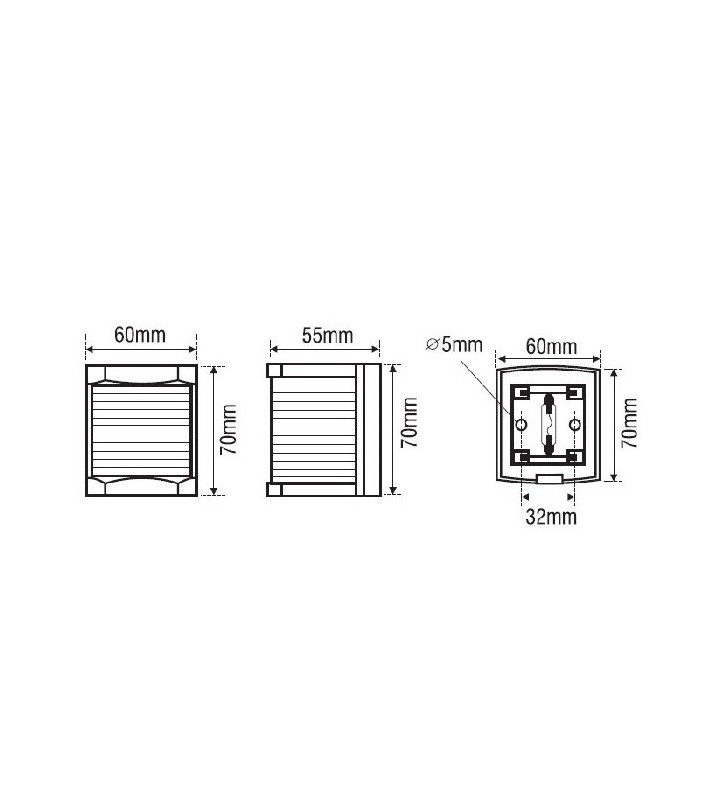 Medidas de Luz Led Classic 12 bicolor