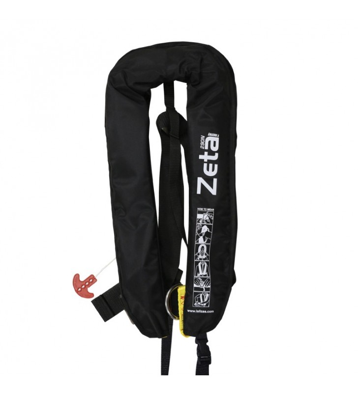 Chaleco salvavidas autohinchable Zeta 275N con arnés