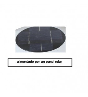 Ventilador solar de cabina blanco