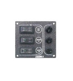 Panel de interruptores SP3 ultra negro