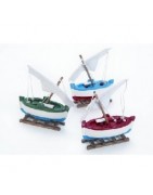 barquitas miniatura-artesanía marinera-decoración marinera-tienda náutica